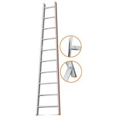 Односекционная лестница Эйфель Комфорт-Профи Пирамида 10 ступеней