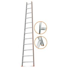 Односекционная лестница Эйфель Комфорт-Профи Пирамида 14 ступеней