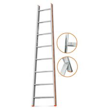 Односекционная лестница Эйфель Комфорт-Профи Пирамида 9 ступеней