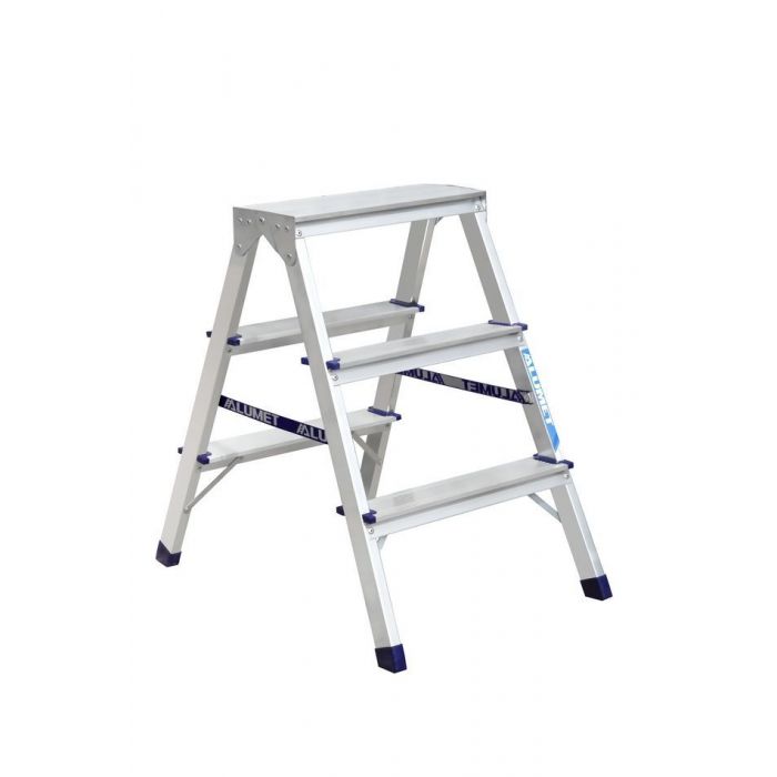 Стремянка Alumet АD7203 2х3 двухсторонняя АD7203