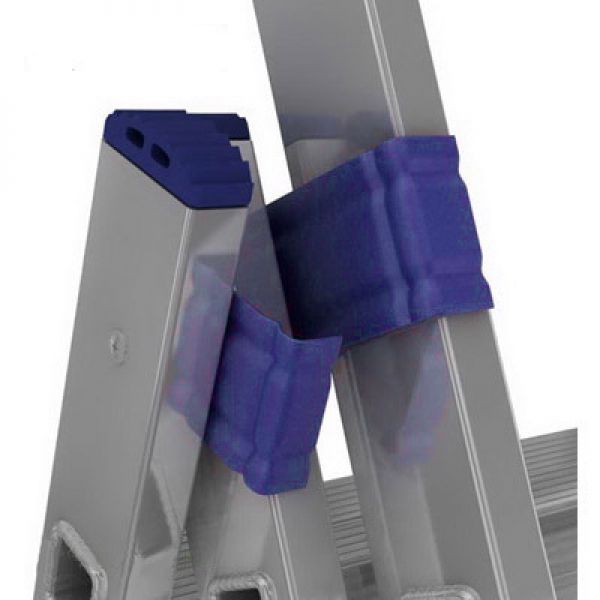 Трехсекционная лестница Alumet 3х6 алюминиевая 5306