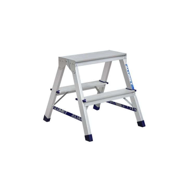 Стремянка Alumet АD7202 2х2 двухсторонняя АD7202