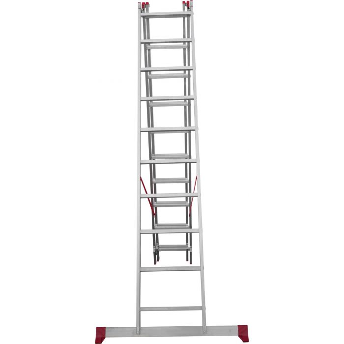 Лестница трёхсекционная Новая Высота NV 2230 артикул 2230310