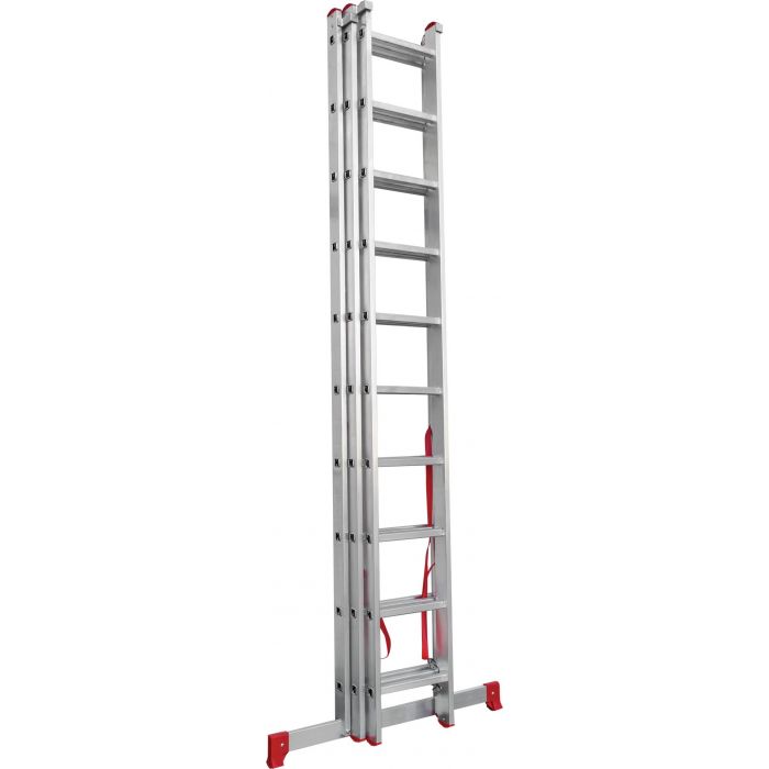 Лестница трёхсекционная Новая Высота NV 2230 артикул 2230310