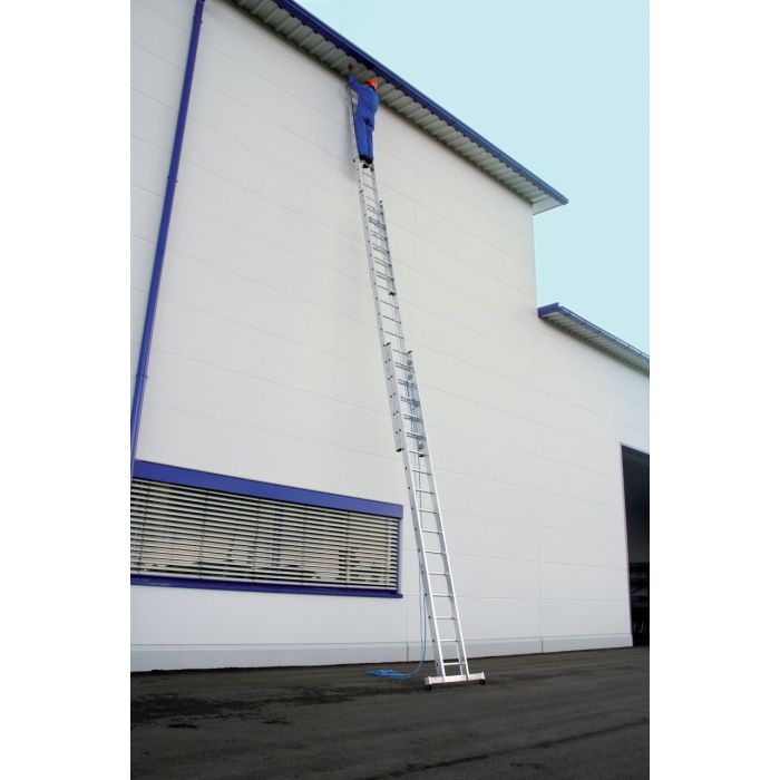 Лестница трехсекционная Krause Stabilo 3x16 с тросом 800763