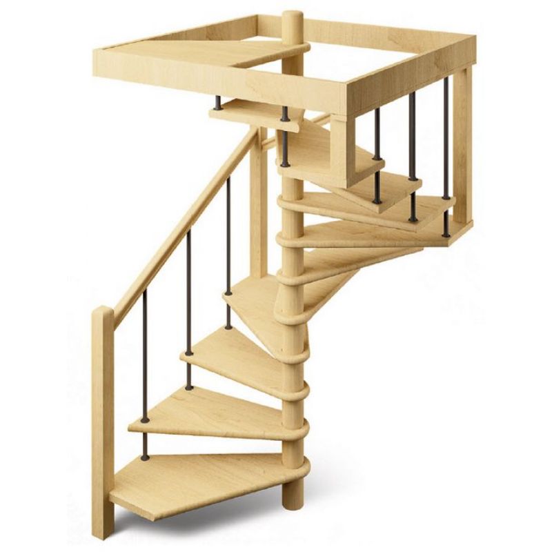 Деревянная межэтажная лестница лес-08 (поворот 90°). Винтовая деревянная лестница модульная, ДЛС-036. Лестница Фаворит ЛМП 12 левозаходная. Лестница дер. Фаворит ЛМП-11 левозаходная.