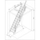  Лестница прямая деревянная Стандарт ЛМ-03 для дачи