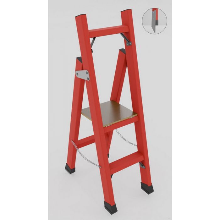 СВП-0,6-Ш стеклопластиковая с вертикальными опорами подмость h=600мм, 1 широкая ступень, разборная, площадка 500х500мм