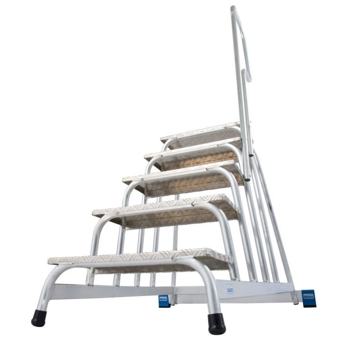 Монтажная подставка, передвижная, алюминиевая Krause 5 ступеней 805102