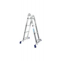 Шарнирная двухсекционная лестница Alumet 2х4 Т 204