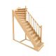  Деревянная межэтажная лестница Лес-215 (поворот 90°)
