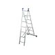 Двухсекционная лестница Alumet 2х7 алюминиевая 5207