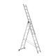 Трехсекционная лестница Alumet 3х9 алюминиевая 5309