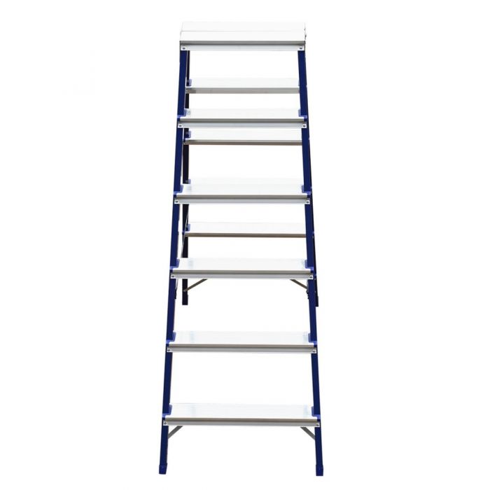 Стальная стремянка Alumet MD 6 ступени двухсторонняя MD8206