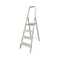 Стремянка с анодированным покрытием Alumet серии AS 4 широкие ступени