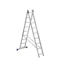 Двухсекционная лестница Alumet 2х9 алюминиевая 5209, длина 4.2 м.