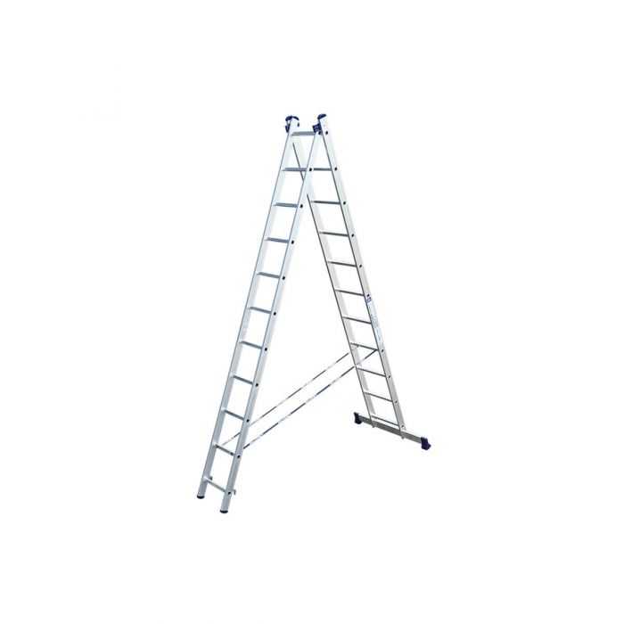 Двухсекционная лестница Alumet 2х11 алюминиевая 5211