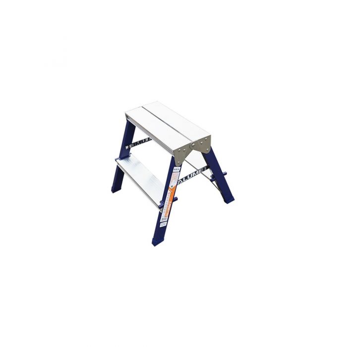 Стальная стремянка Alumet MD 2 ступени двухсторонняя MD8202