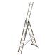 Трехсекционная лестница Alumet 3х9 алюминиевая 5309