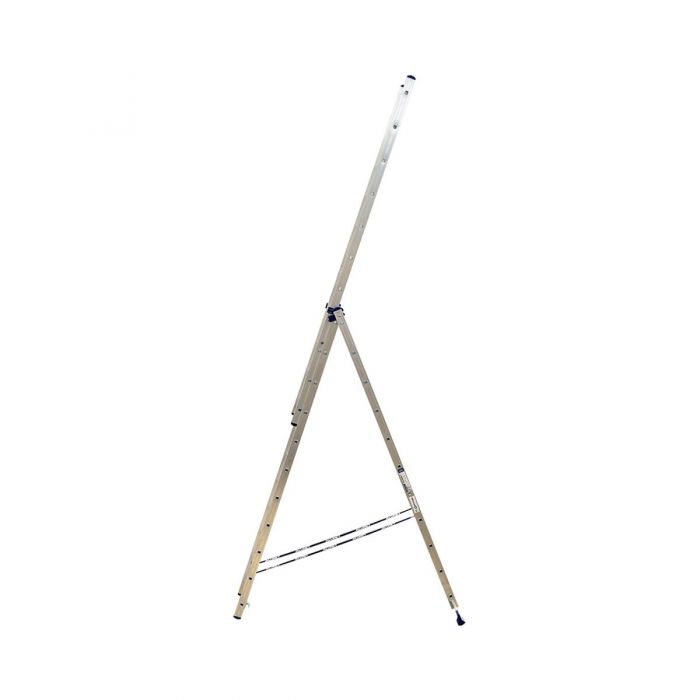 Трехсекционная лестница Alumet 3х11 алюминиевая 5311