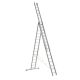 Лестницы Alumet 3х16 ПРОФИ трехсекционные алюминиевые 9316