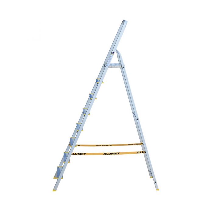Стремянка с анодированным покрытием Alumet серии АРА 8 ступеней