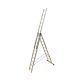Трехсекционная лестница Alumet 3х10 алюминиевая 5310