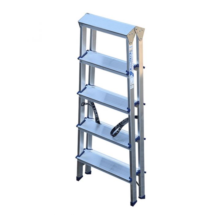Стремянка Alumet АD7205 2х5 двухсторонняя АD7205