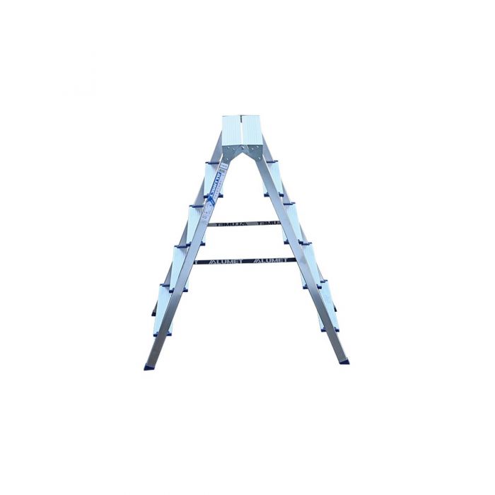 Стремянка Alumet АD7205 2х5 двухсторонняя АD7205