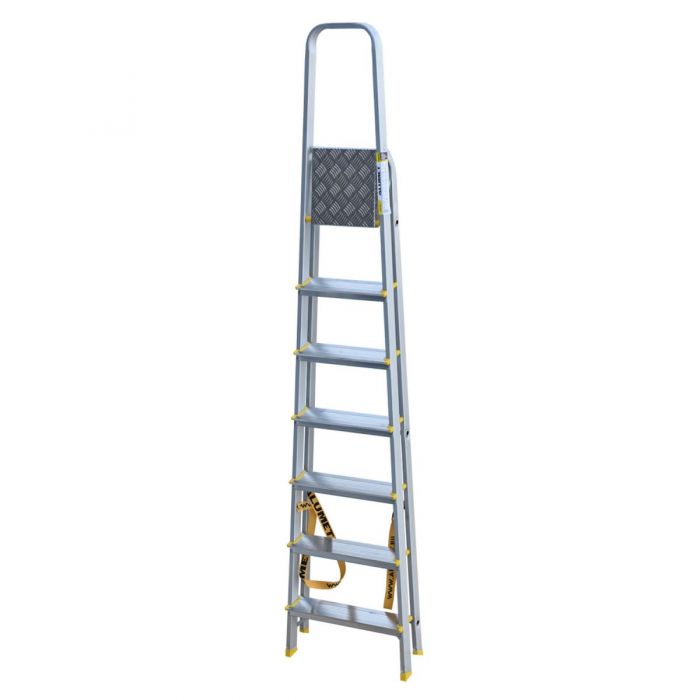 Стремянка с анодированным покрытием Alumet серии АРА 7 ступеней