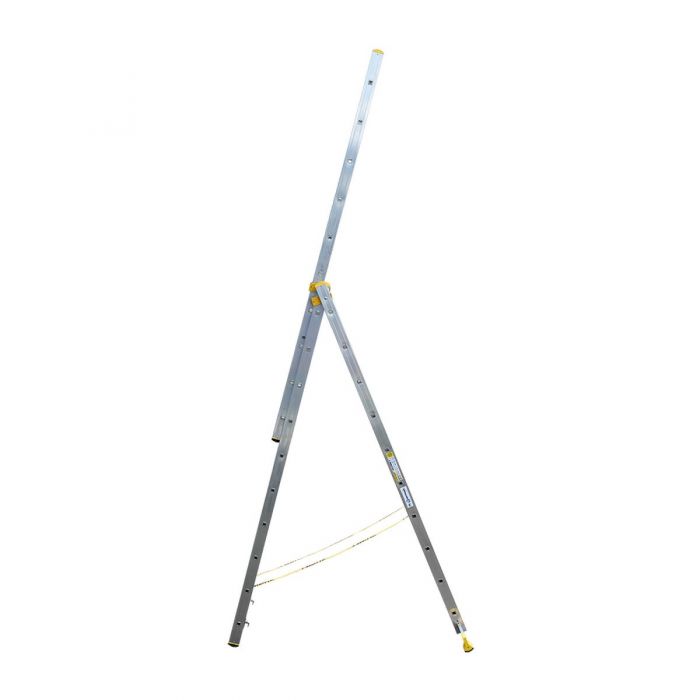 Лестницы Alumet 3х10 ПРОФИ трехсекционные алюминиевые 9310