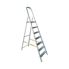 Стремянка с анодированным покрытием Alumet серии АРА 7 ступеней