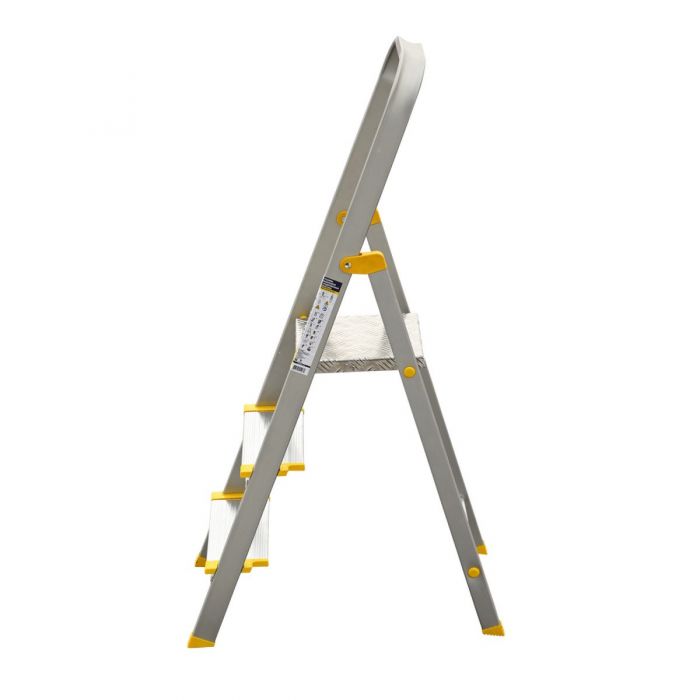 Стремянка с анодированным покрытием Alumet серии AS 3 широкие ступени