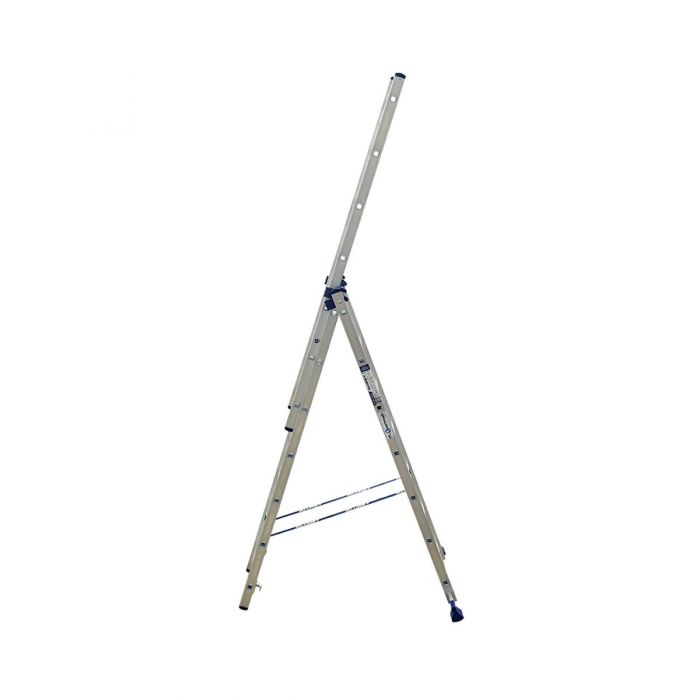 Трехсекционная лестница Alumet 3х7 алюминиевая 5307