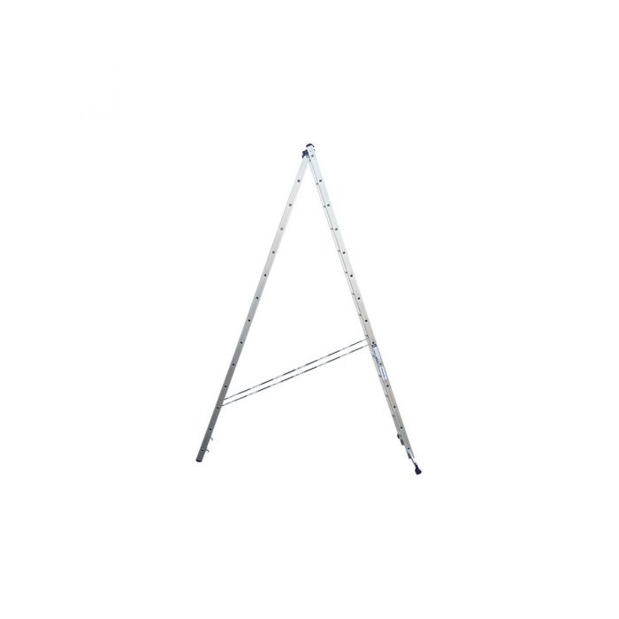 Двухсекционная лестница Alumet 2х14 алюминиевая 5214