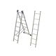 Трехсекционная лестница Alumet 3х7 алюминиевая 5307