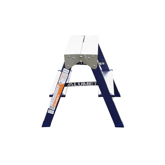 Стальная стремянка Alumet MD 2 ступени двухсторонняя MD8202