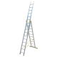 Лестницы Alumet 3х10 ПРОФИ трехсекционные алюминиевые 9310