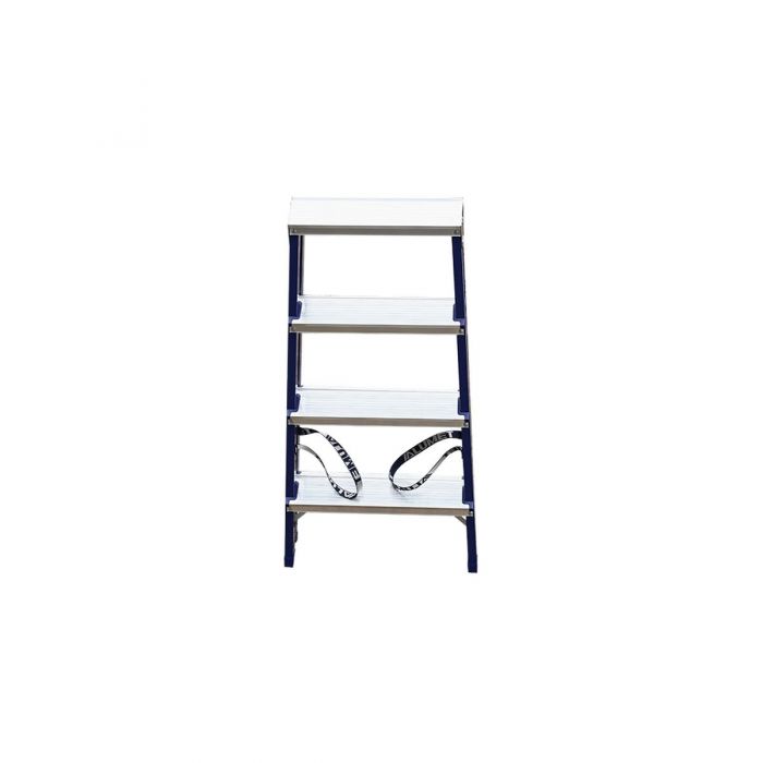 Стальная стремянка Alumet MD 4 ступени двухсторонняя MD8204