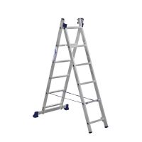 Двухсекционная лестница Alumet 2х6 алюминиевая 5206, длина 2.5 м.