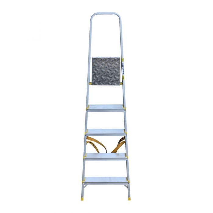 Стремянка с анодированным покрытием Alumet серии АРА 5 ступеней