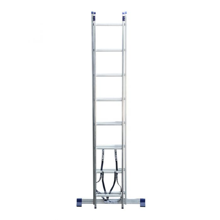 Двухсекционная лестница Alumet 2х8 алюминиевая 5208