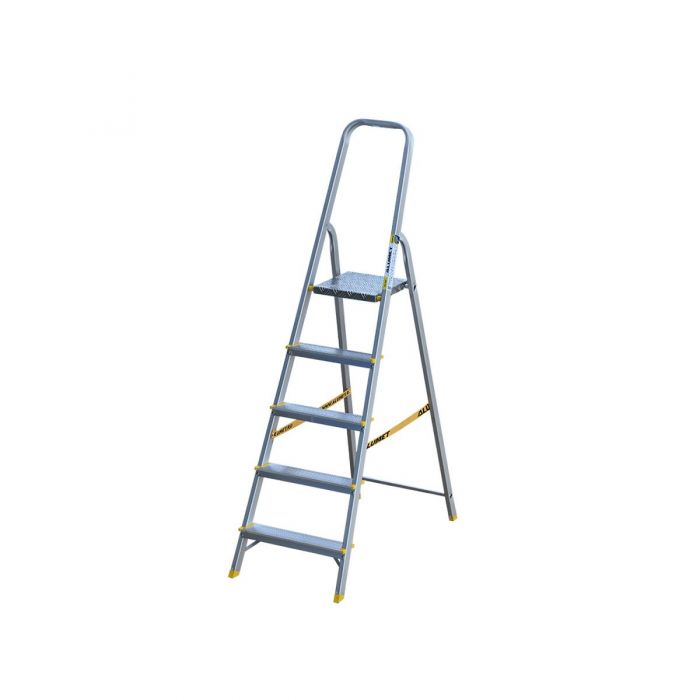 Стремянка с анодированным покрытием Alumet серии АРА 5 ступеней