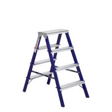 Стальная стремянка Alumet MD 4 ступени двухсторонняя MD8204