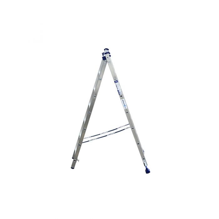 Двухсекционная лестница Alumet 2х7 алюминиевая 5207