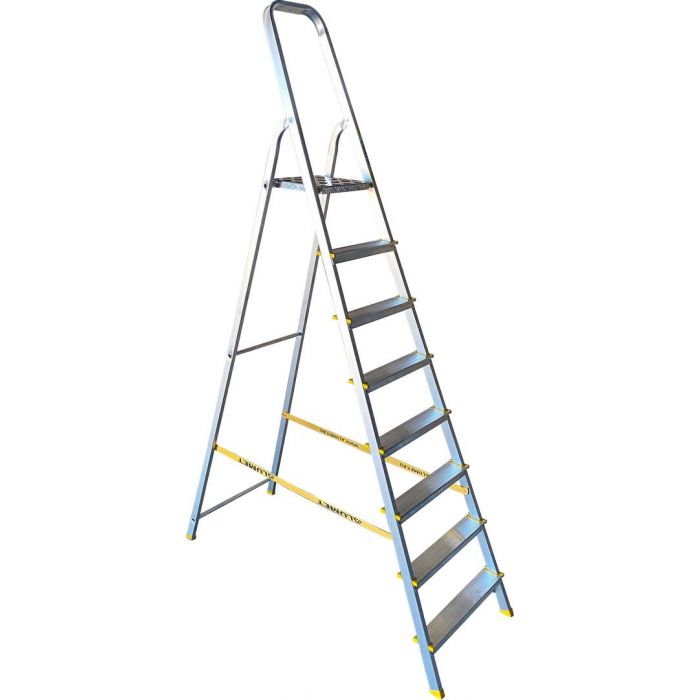 Стремянка с анодированным покрытием Alumet серии АРА 8 ступеней