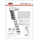  Чердачная лестница Oman Ножничная LUX 70x80