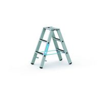 Стремянка двухсторонняя Zarges R13step B 2×3 ступеней 41549