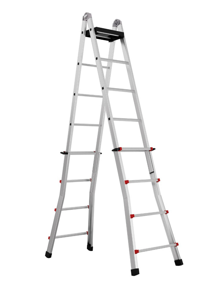 Купить телескопическую алюминиевую лестницу Svelt SCALISSIMA 9+9 R