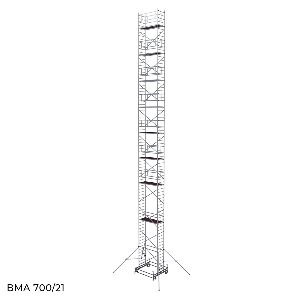 Купить вышку строительную алюминиевую Megal ВМА 700-21